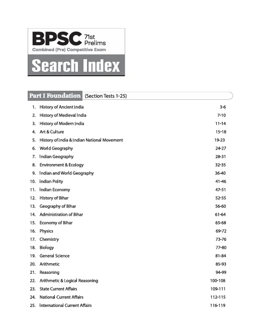 71st BPSC Prelims Combined (Pre) Competitive Exam |Test Series 2025 | 25 Section Tests, 15 Practice Sets, 3 Solved Papers, OMR Sheet with each Practice Set - Image 3