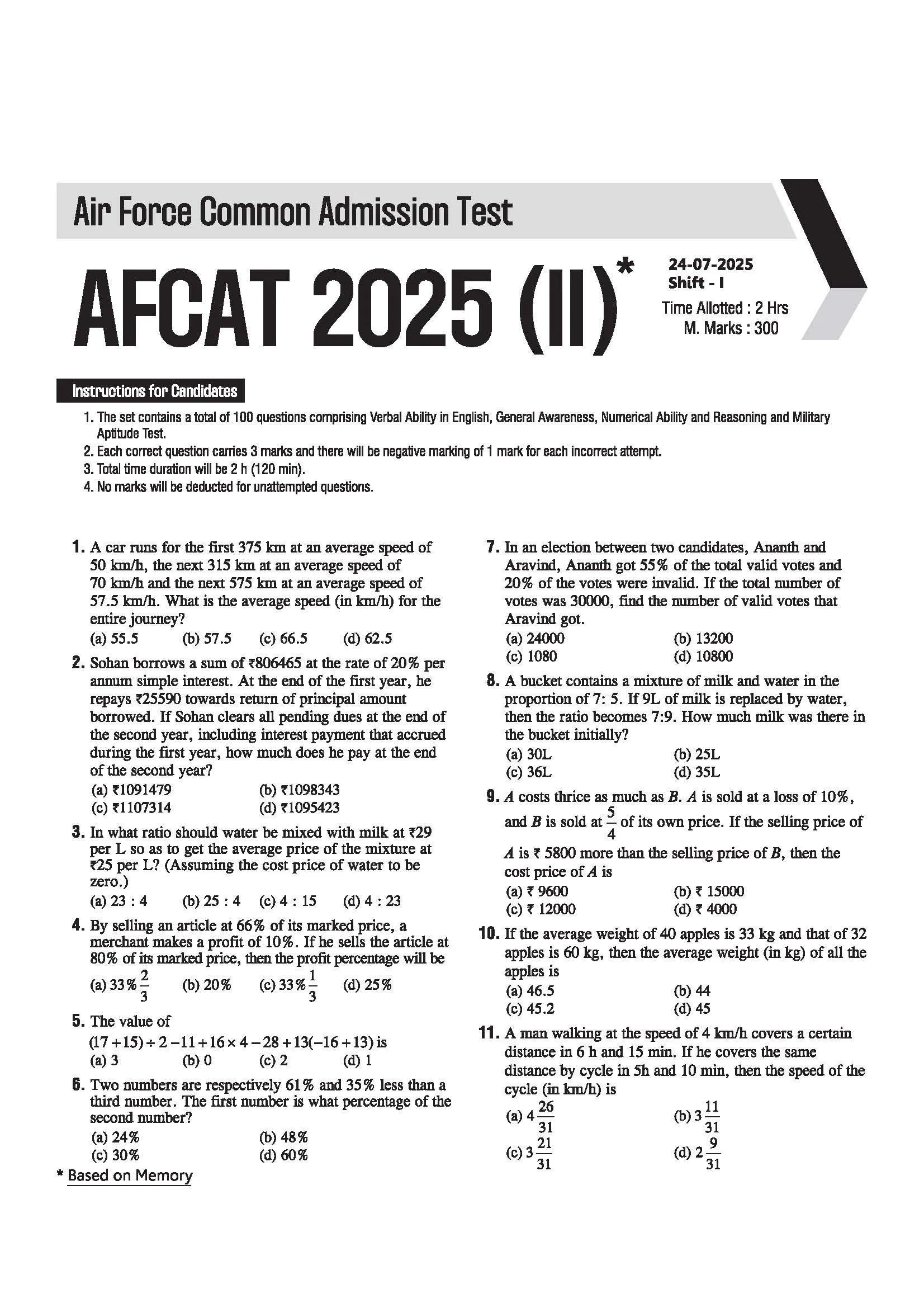 AFCAT 2026 | 12 Years Solved Papers (2025–2014) | 2500+ MCQs with Detailed Explanations | AFCAT Cut Off (2025–22) & Trend Analysis | For Flying, Technical & Non-Technical Branches - Image 4