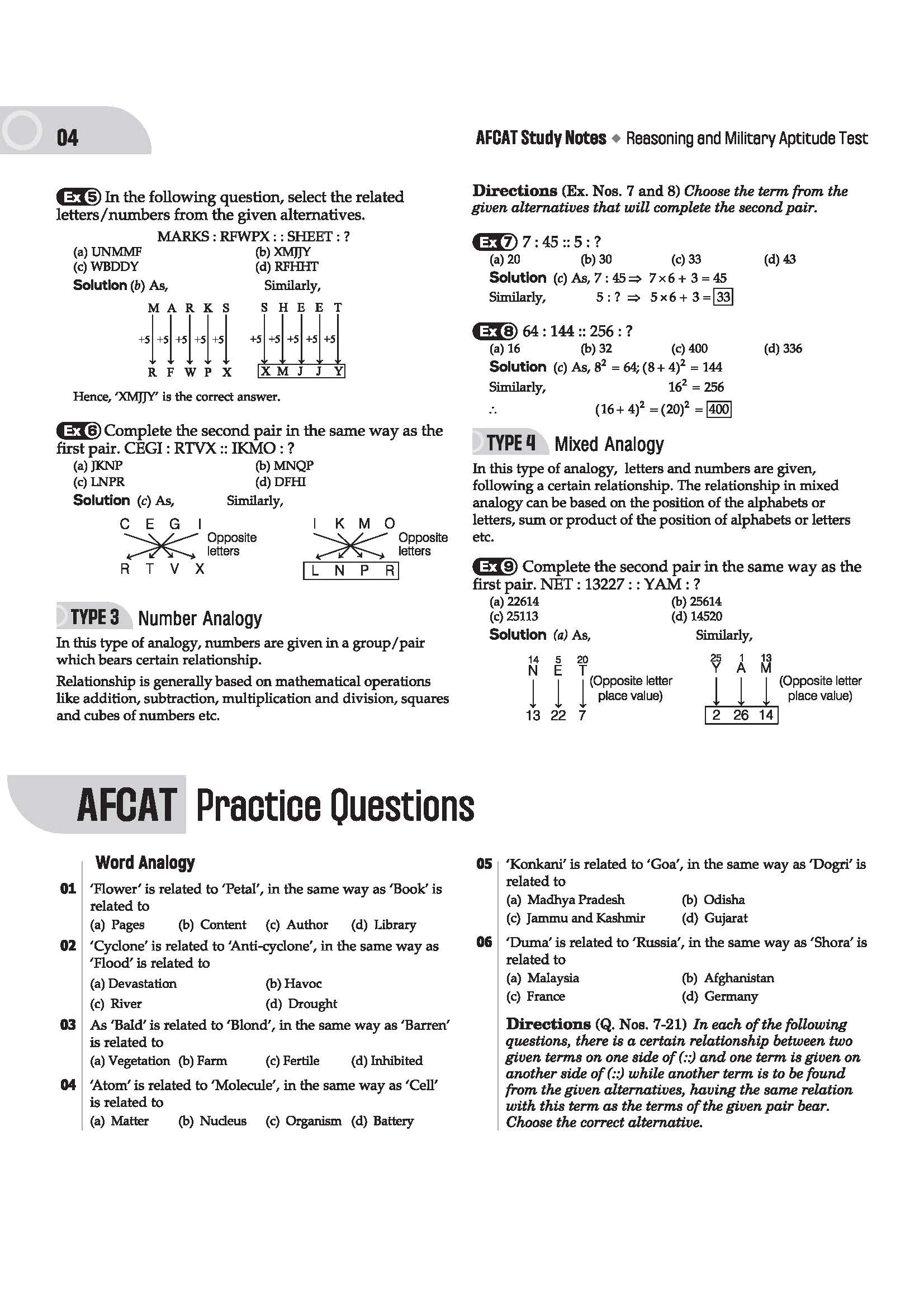 AFCAT 2026 | Study Notes | Complete Theory, 2500+ Prctice MCQs | AFCAT Solve Papers (2025–2020) & 2 Mock Tests | For Flying, Technical & Non-Technical Branches - Image 4