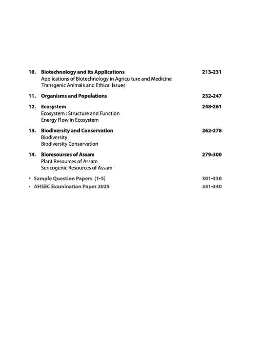 ASSEB Exam Master Biology Class 12 Exam 2026 | Chapterwise-Topicwise Coverage of Whole Syllabus | Sample Paper Based on Exam 2026 - Image 4