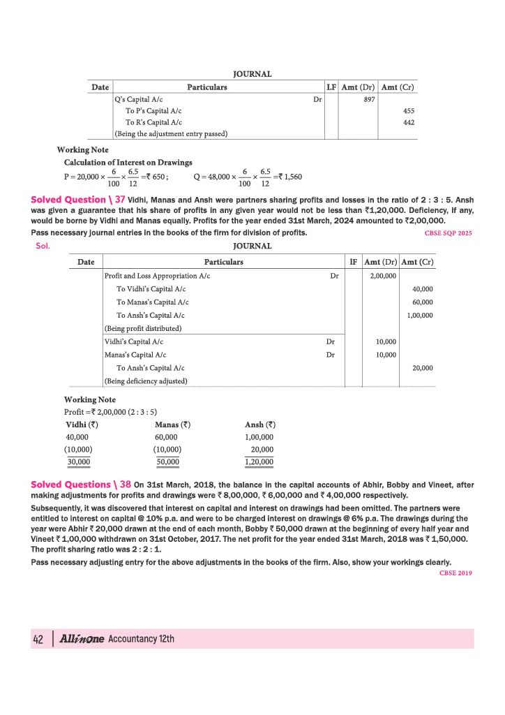 All in One Accountancy Class 12 for CBSE Exam 2026-27 | NCERT Based Complete Theory, Practice Exercises, CBQs, A-R, Sample Papers & Mind Maps | Revised Edition as per Latest Syllabus - Image 10