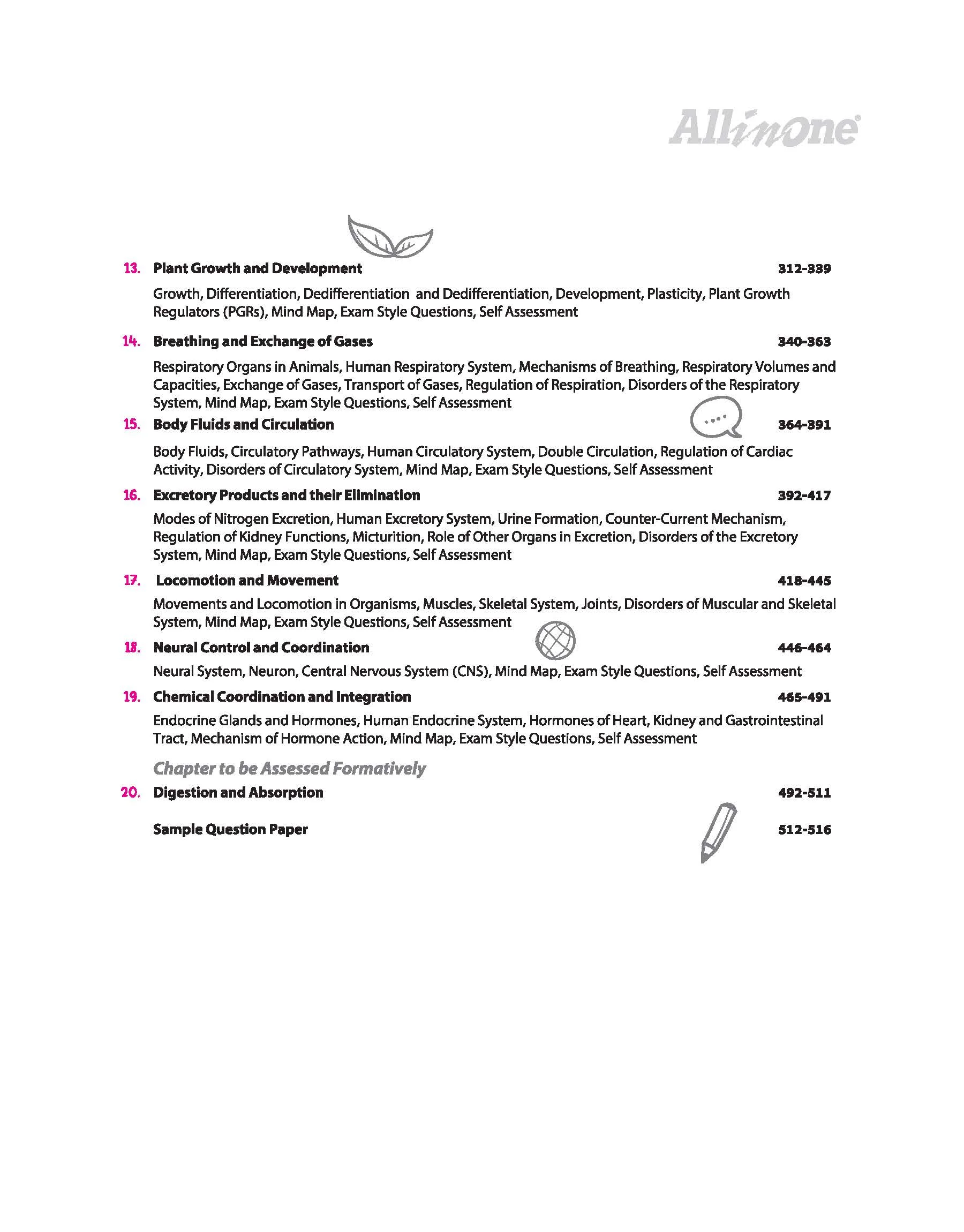 All in One Biology Class 11 for CBSE Exam 2026-27 | NCERT Based Complete Theory, Practice Exercises, CBQs, A-R, Sample Papers & Mind Maps | Revised Edition as per Latest Syllabus - Image 6