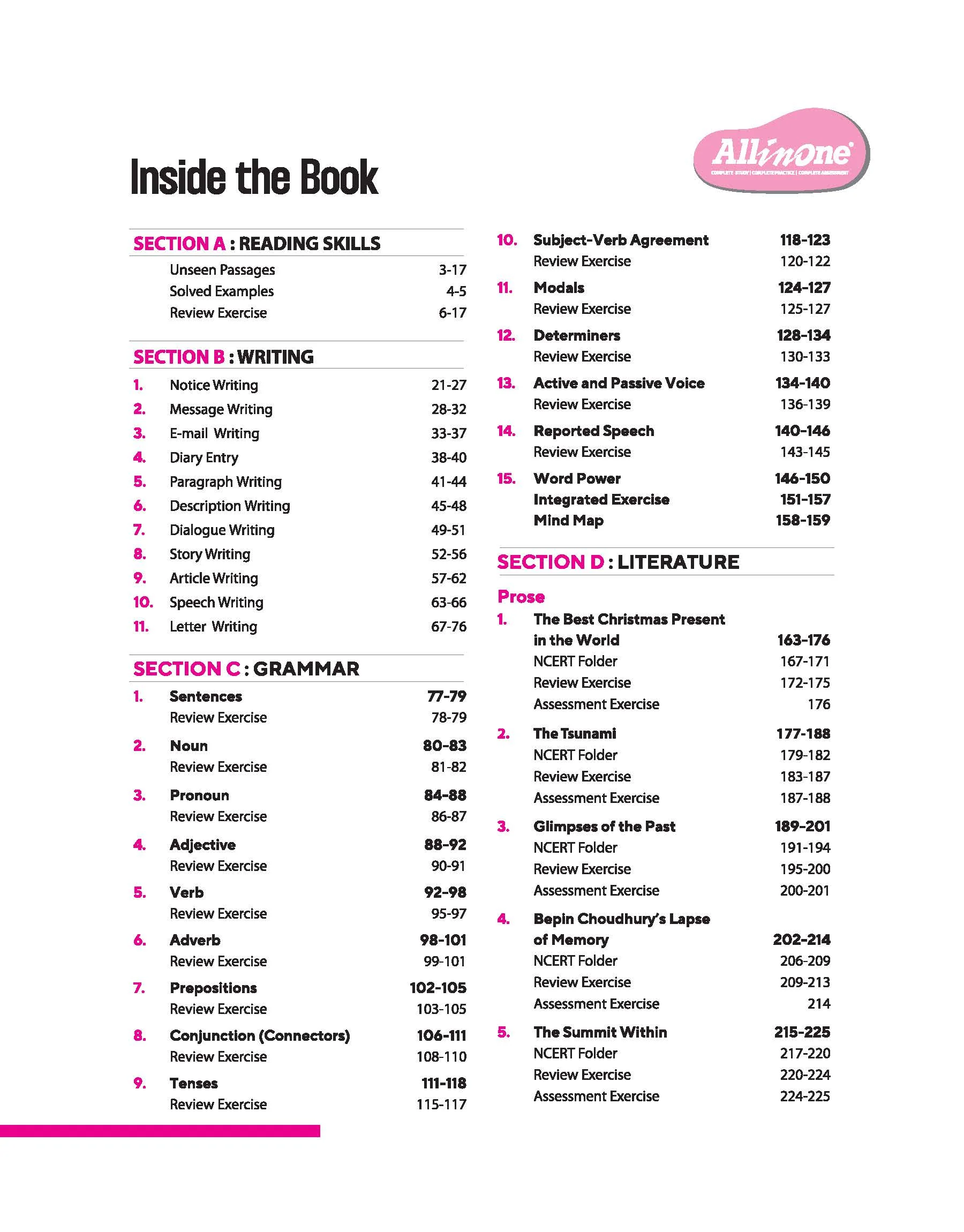 CBSE All in One English Class 8 Exam 2025-26 | Sample Question Papers | Including Mind Map & Competency Based Questions | Based on Latest NCERT - Image 2