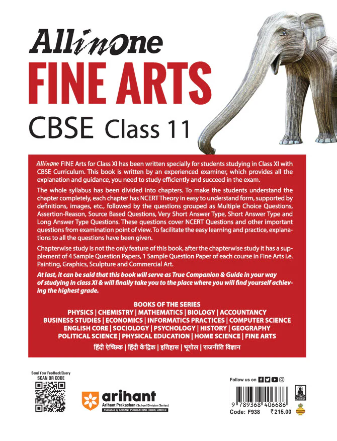 CBSE All in One Fine Arts Class 11 Exam 2025-26  | Latest Syllabus of Painting (049), Graphics (050), Sculpture (051), Commercial Art (052 - Image 4