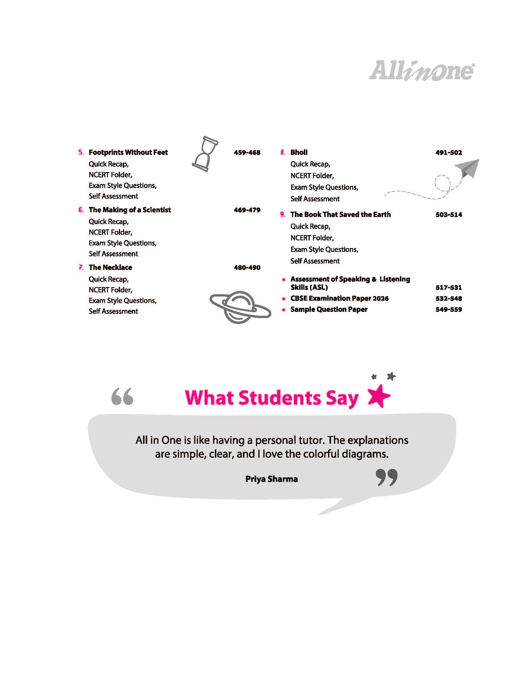 All in One English Language & Literature Class 10 for CBSE Exam 2026-27 | NCERT Based Complete Theory, Practice Exercises, CBQs, A-R, Sample Papers & Mind Maps | Revised Edition as per Latest Syllabus - Image 6