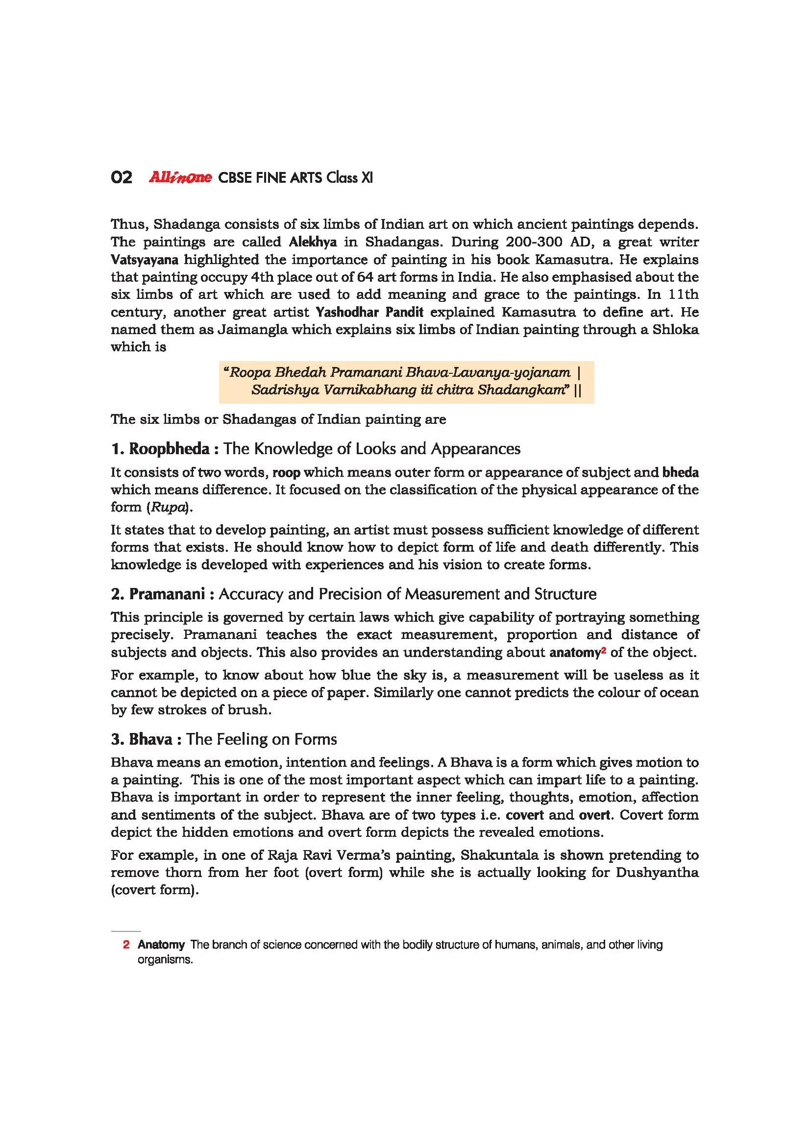 All in One Fine Arts Class 11 for CBSE Exam 2026-27 | NCERT Based Complete Theory, Practice Exercises, CBQs, A-R, Sample Papers & Mind Maps | Revised Edition as per Latest Syllabus - Image 8