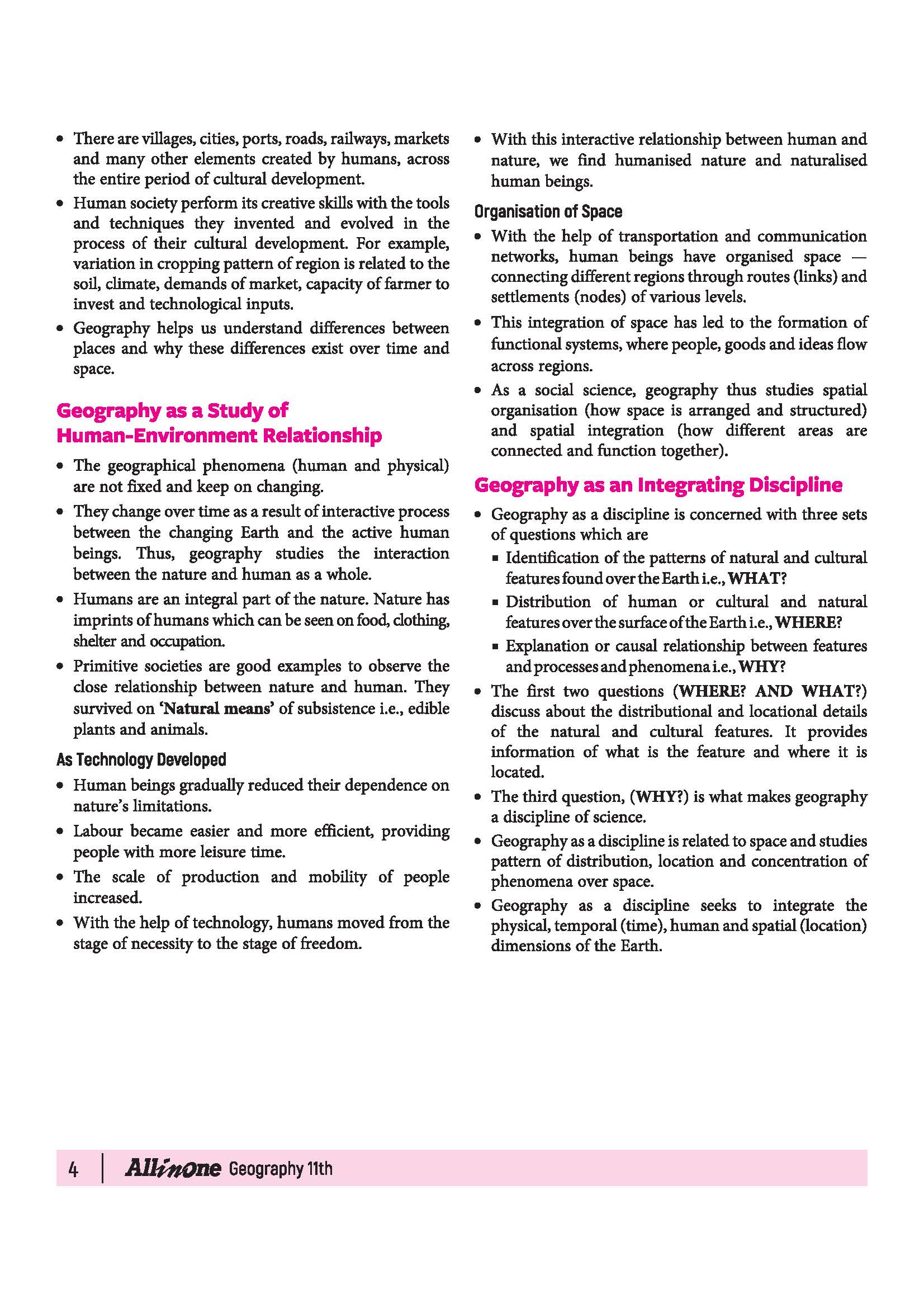 All in One Geography Class 11 for CBSE Exam 2026-27 | NCERT Based Complete Theory, Practice Exercises, CBQs, A-R, Sample Papers & Mind Maps | Revised Edition as per Latest Syllabus - Image 8