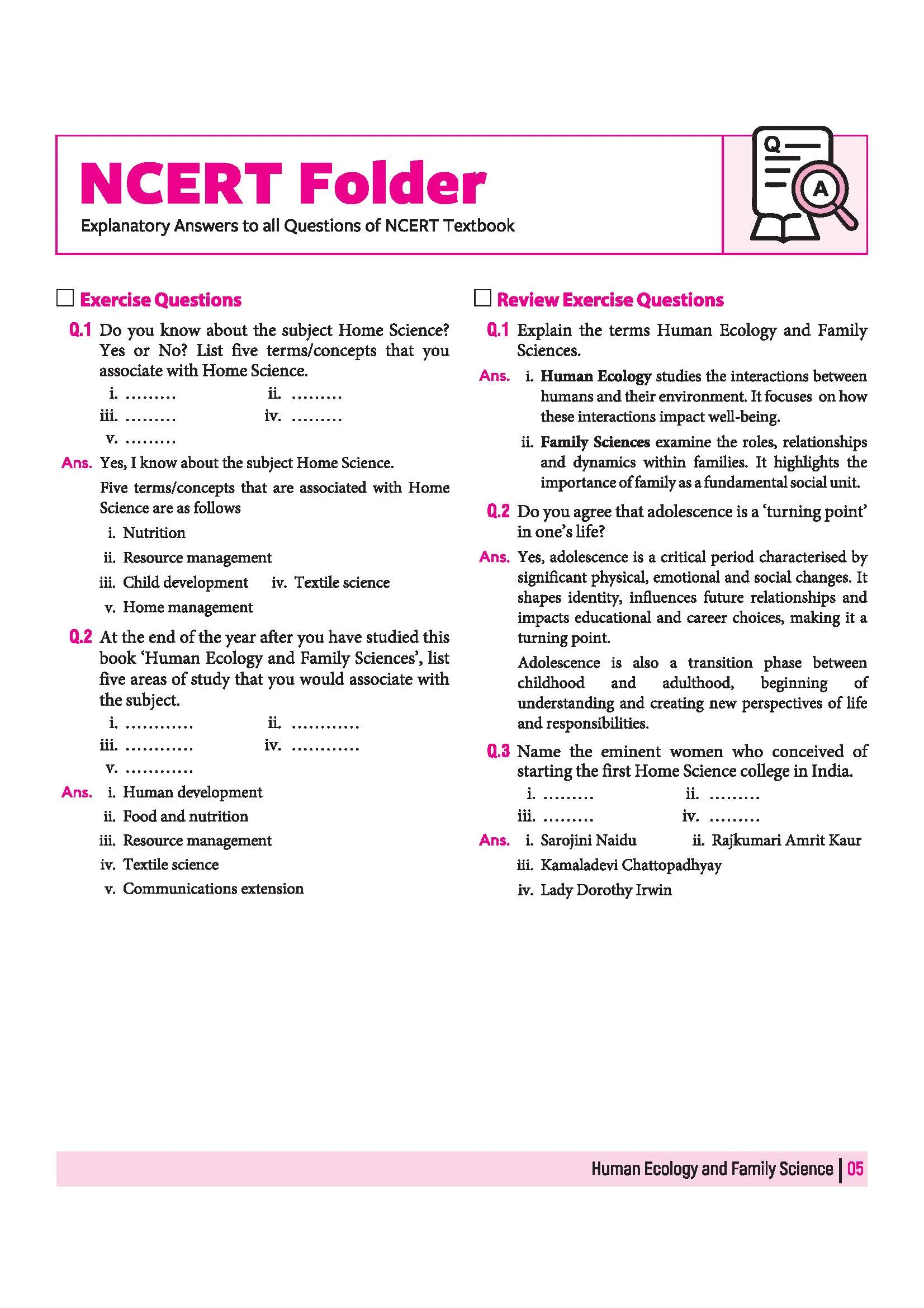 All in One Home Science Class 11 for CBSE Exam 2026-27 | NCERT Based Complete Theory, Practice Exercises, CBQs, A-R, Sample Papers & Mind Maps | Revised Edition as per Latest Syllabus - Image 11