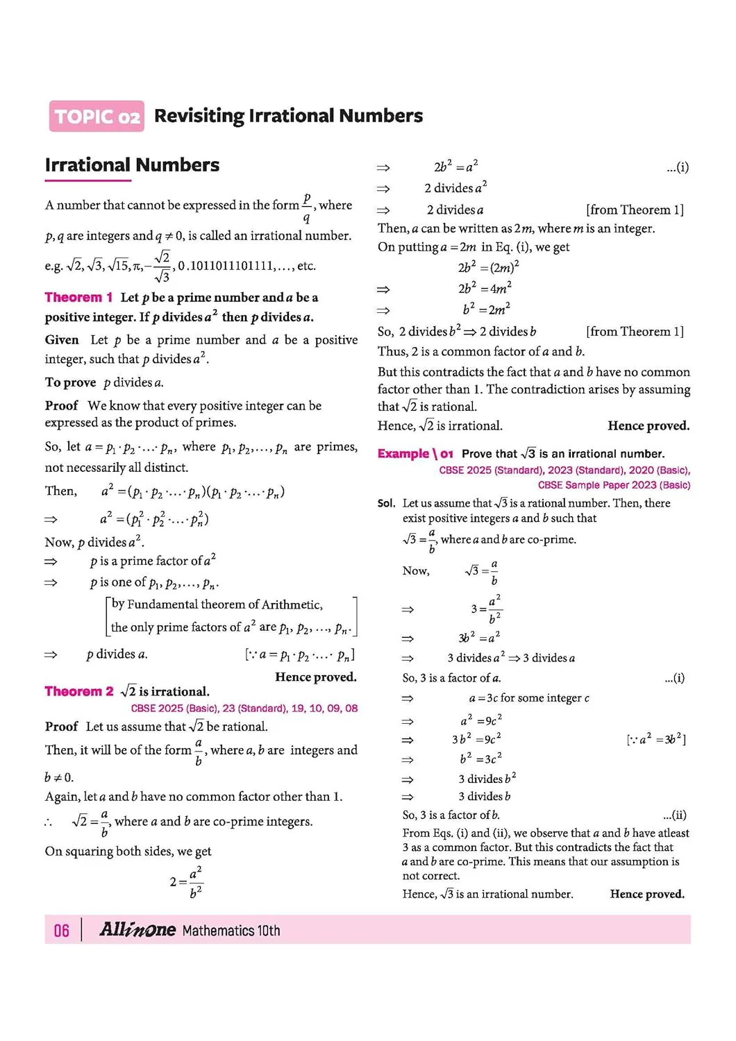 All in One Mathematics Class 10 for CBSE Exam 2026-27 | NCERT Based Complete Theory, Practice Exercises, CBQs, A-R, Sample Papers & Mind Maps | Revised Edition as per Latest Syllabus - Image 8