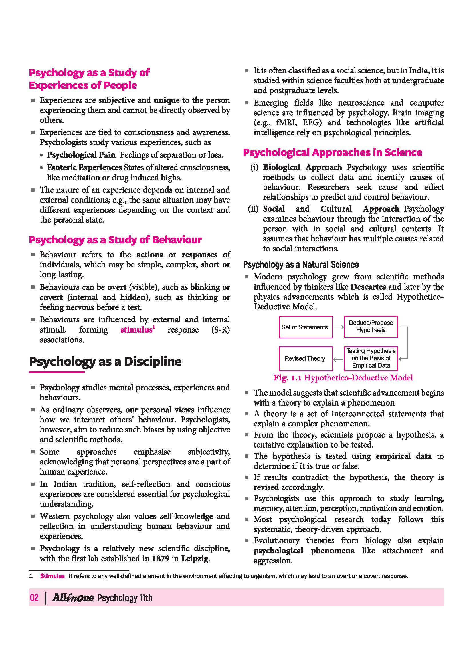 All in One Psychology Class 11 for CBSE Exam 2026-27 | NCERT Based Complete Theory, Practice Exercises, CBQs, A-R, Sample Papers & Mind Maps | Revised Edition as per Latest Syllabus - Image 7