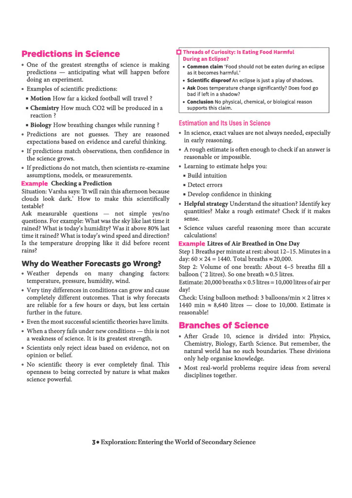 All in One Science (Exploration) Class 9 for CBSE Exam 2026-27 | NCERT Based Complete Theory, Practice Exercises, CBQs, A-R, Sample Papers & Mind Maps | Revised Edition as per Latest Syllabus - Image 8