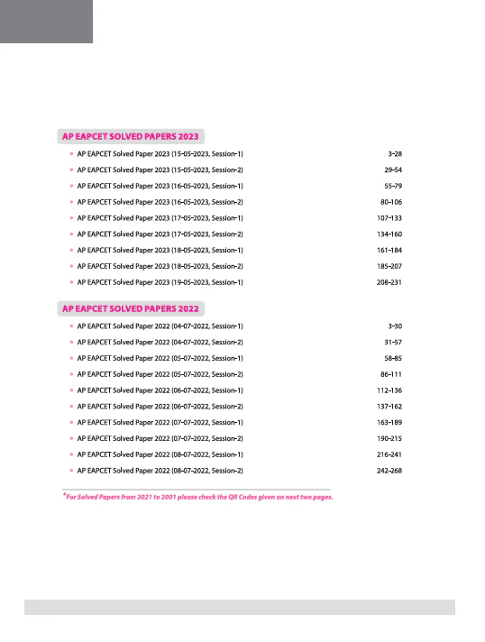 Andhra Pradesh EAPCET Engineering Entrance 2025 | 25 Years Solved Papers (2025–2001) | Physics, Chemistry & Mathematics | Most Authentic Explanatory Solutions - Image 3