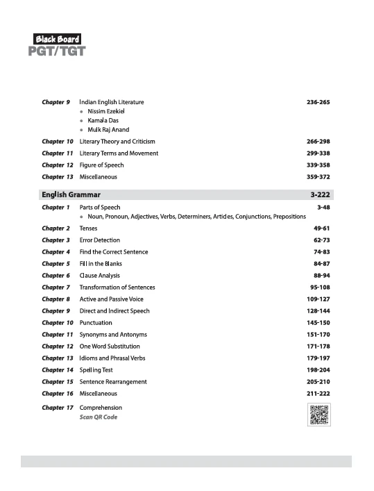 Black Board Series PGT/TGT English | Chapterwise Solved Papers | 5000+ MCQs with Explanations | For LT Grade, GIC, DSSSB, Asst. Professor, KVS, NVS, RPSC, BPSC & Other Teacher Exams - Image 4