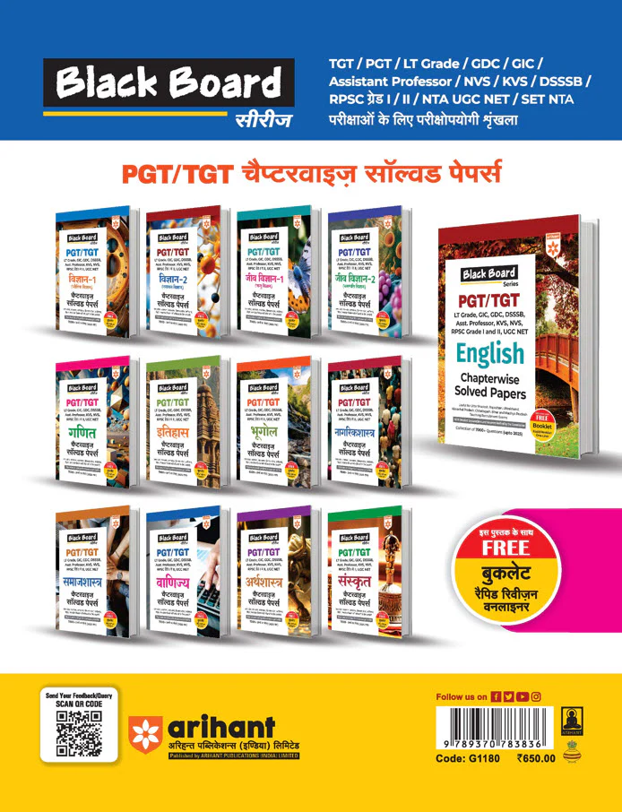 Black Board Series PGT/TGT Vanijya (Commerce) | Chapterwise Solved Papers | 5000+ MCQs with Explanations | For LT Grade, GIC, DSSSB, Asst. Professor, KVS, NVS, RPSC, BPSC & Other Teacher Exams - Image 2