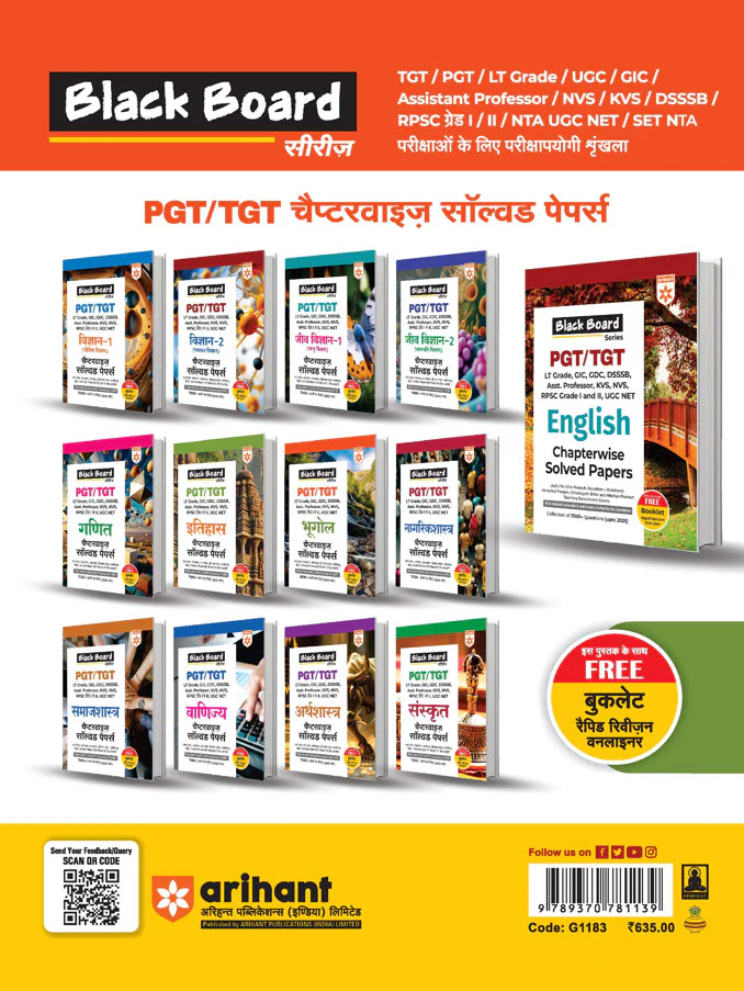 Black Board Series PGT/TGT Bhugol (Geography) | Chapterwise Solved Papers | 5000+ MCQs with Explanations | For LT Grade, GIC, DSSSB, Asst. Professor, KVS, NVS, RPSC, BPSC & Other Teacher Exams - Image 2