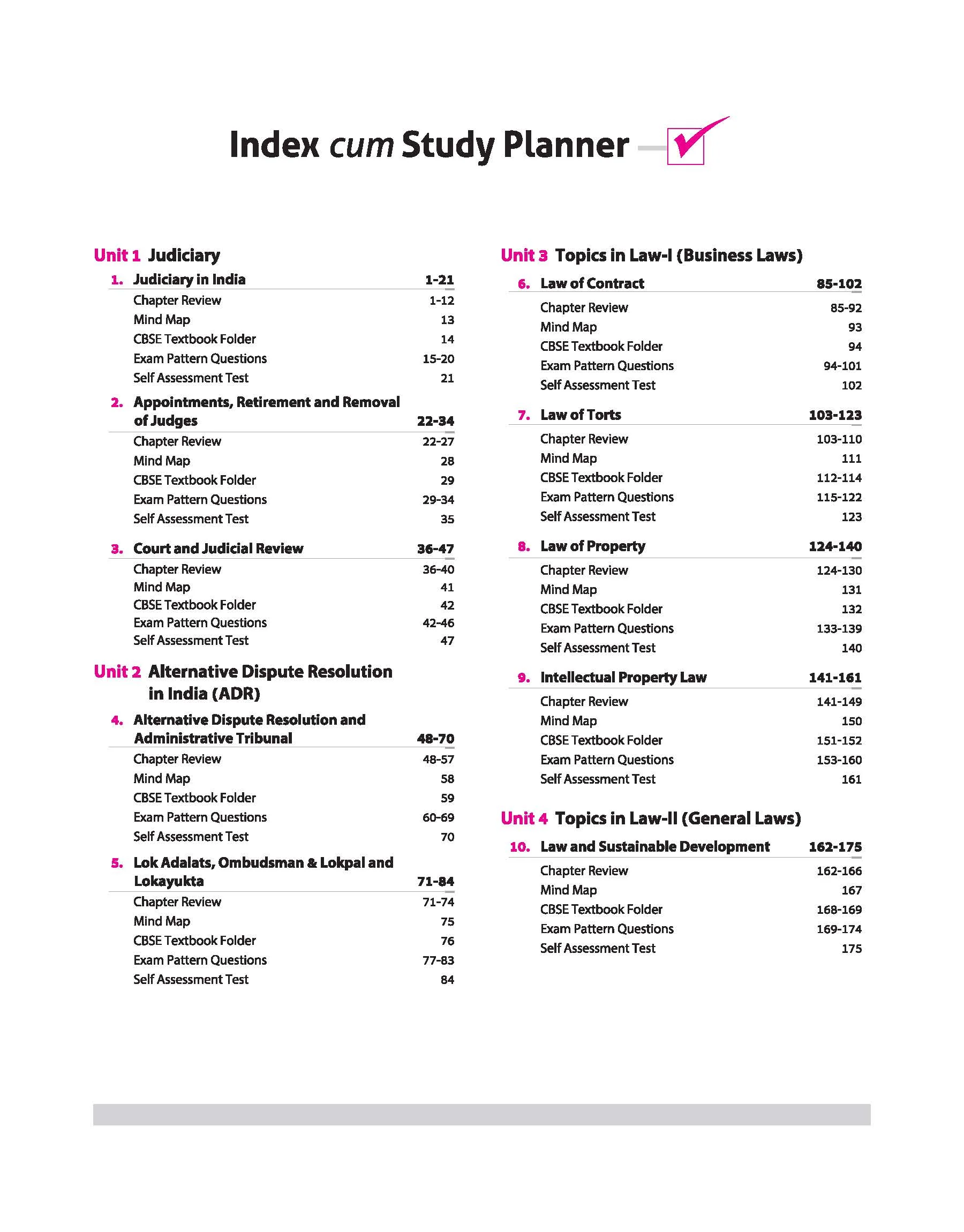 CBSE All in One Legal Studies Class 12 Exam 2025-26 | Simplified Theory, Topic & Chapter Exercises, Exam Pattern Questions, CBQs, MCQs, A-R, Case Based with Sample Question Papers | Including Mind Map & Practical Work - Image 2