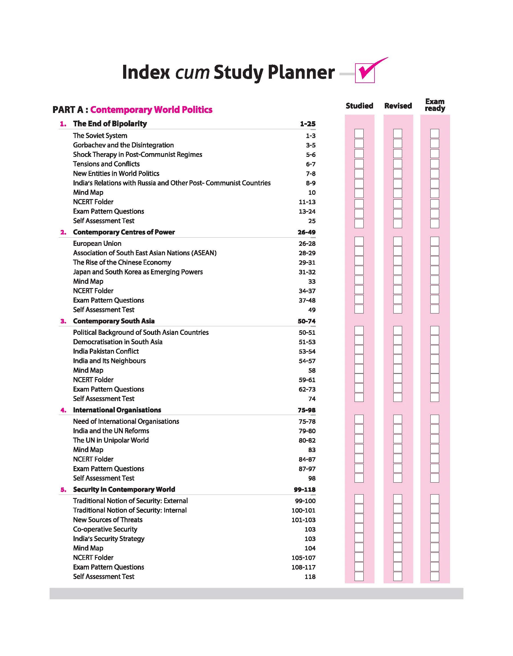 CBSE All in One Political Science Class 12 Exam 2025-26 | Board Question Upto 2025, Sample Question Papers | Including Mind Maps - Image 2