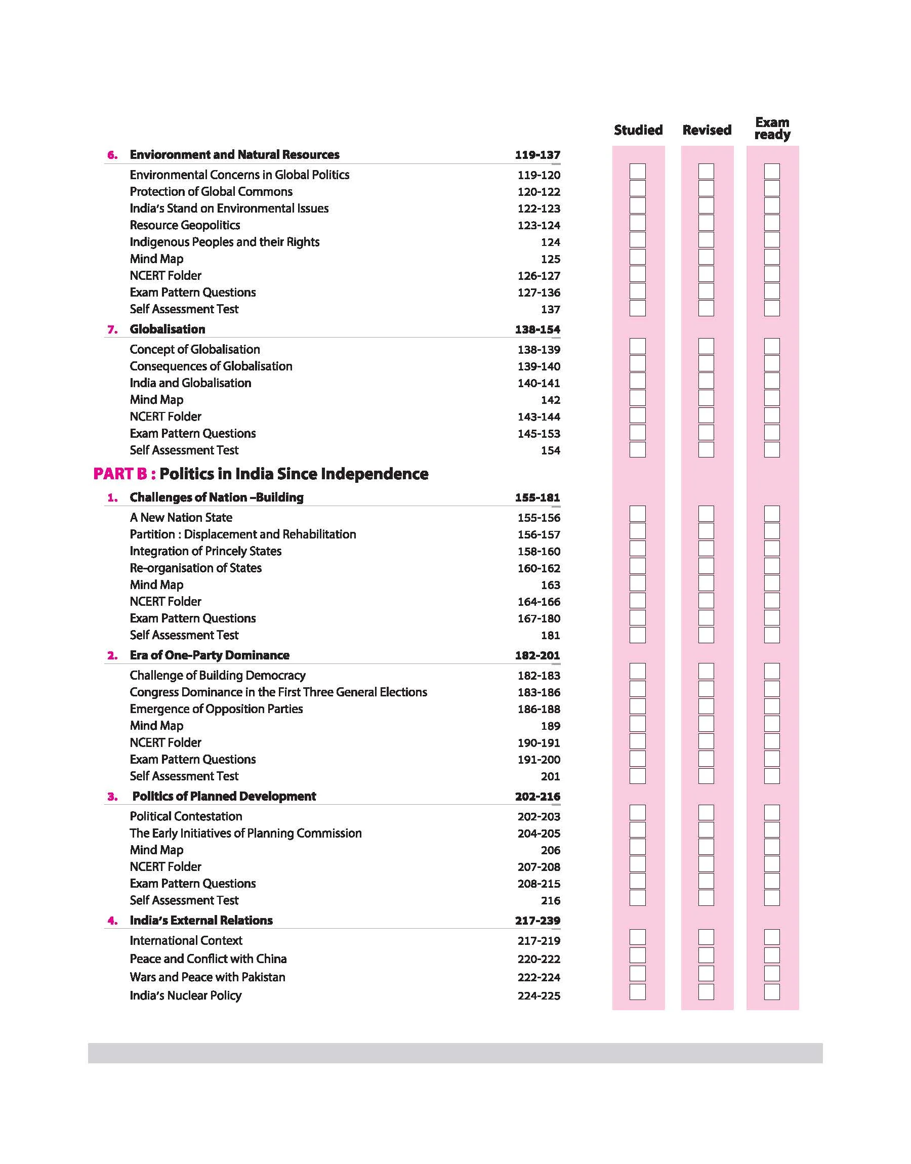 CBSE All in One Political Science Class 12 Exam 2025-26 | Board Question Upto 2025, Sample Question Papers | Including Mind Maps - Image 3