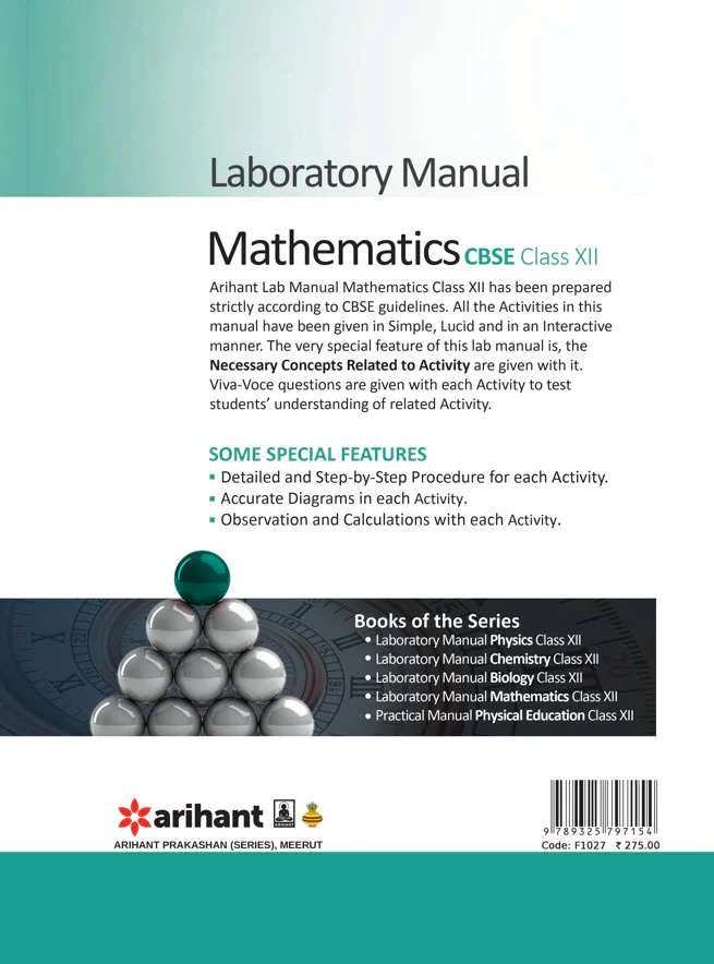 Laboratory Manual CBSE - Mathematics Class 12th | NCERT Based - Image 2