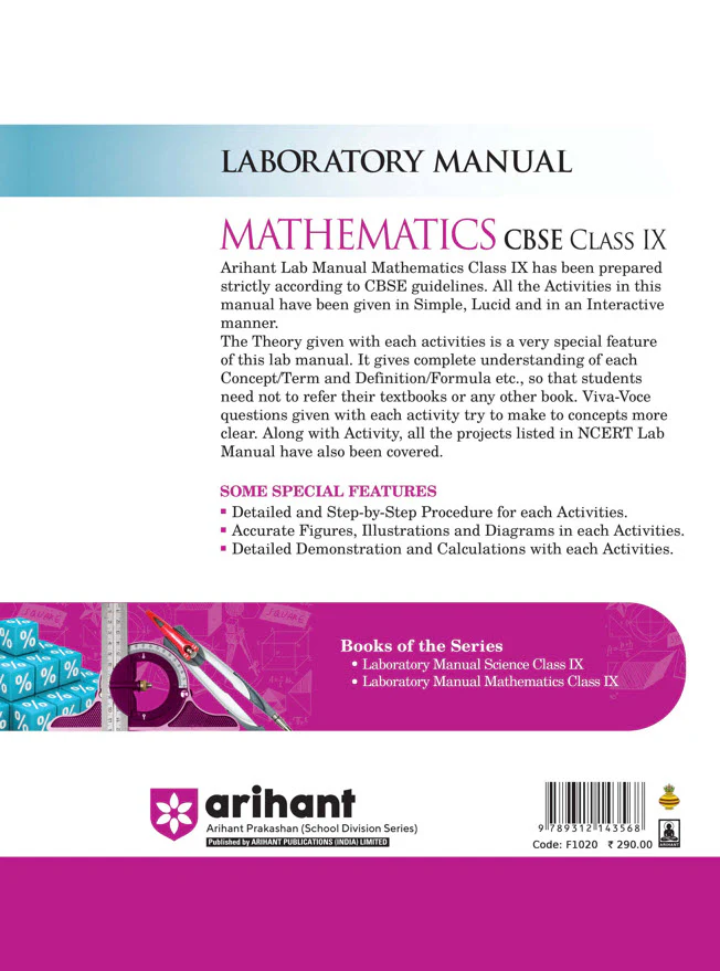 Laboratory Manual CBSE - Mathematics Class 9th - Image 2