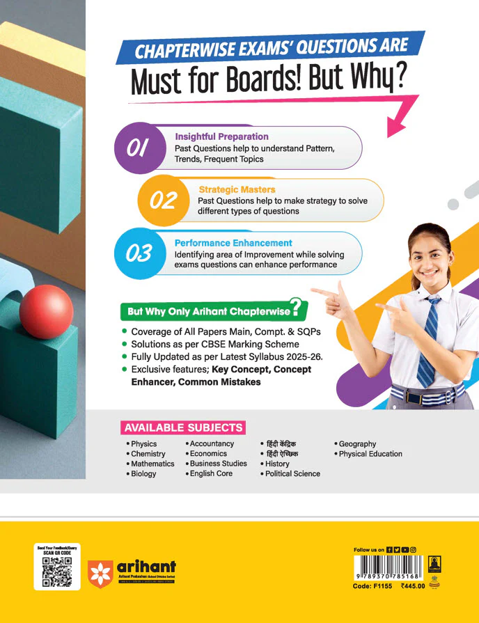 CBSE Chapterwise-Question Bank (2025 - 2016) Mathematics Class 12th Exam | Key Concepts, Concept Enhancer & Common Mistakes | English Medium - Image 2