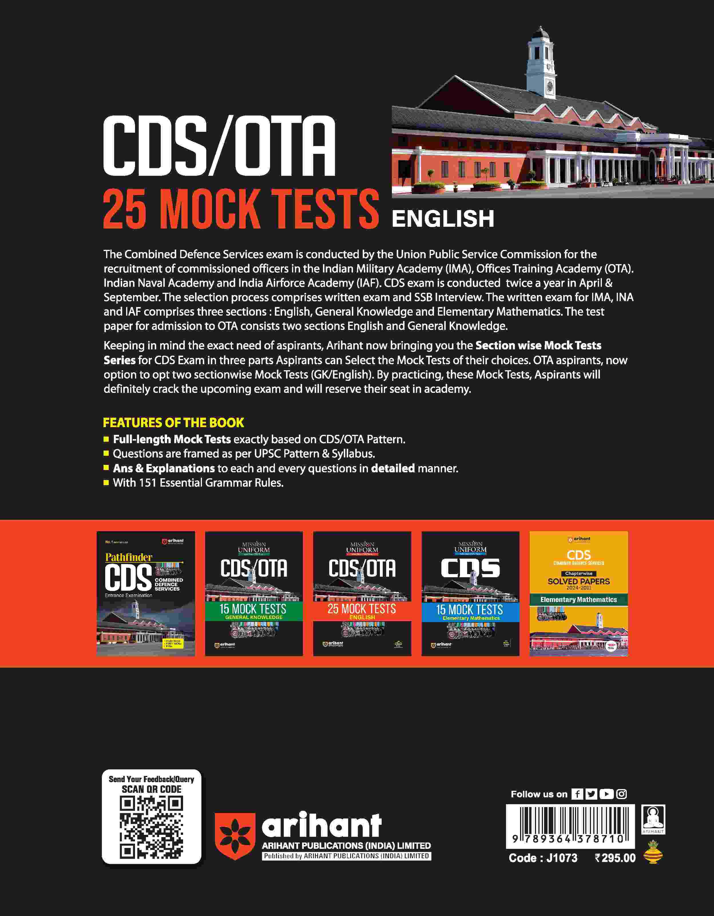 Mission Uniform CDS/OTA 2025 | 25 Mock Tests-English | English Medium - Image 2