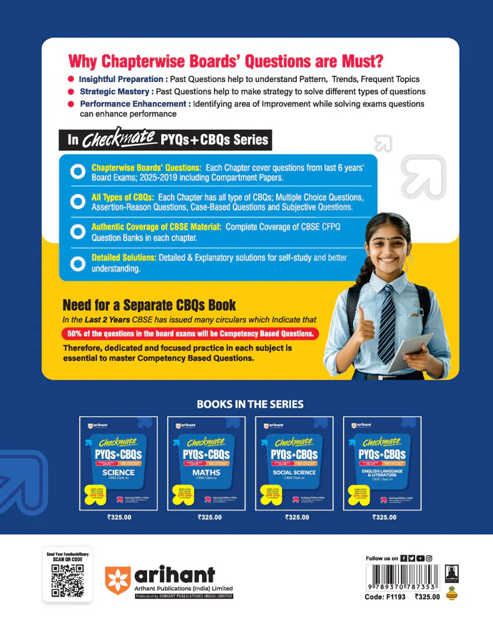 Checkmate CBSE Class 10 Social Science | PYQs & CBQs (Competency Based Questions & Previous Year Question)| Updated Edition 2026 - Image 2