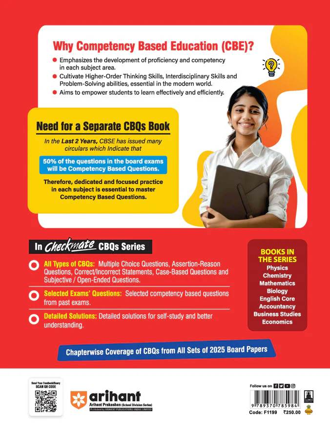 Checkmate CBSE Class 12 Accountancy Competency Based Questions (CBQs) | Updated Edition 2026 - Image 2
