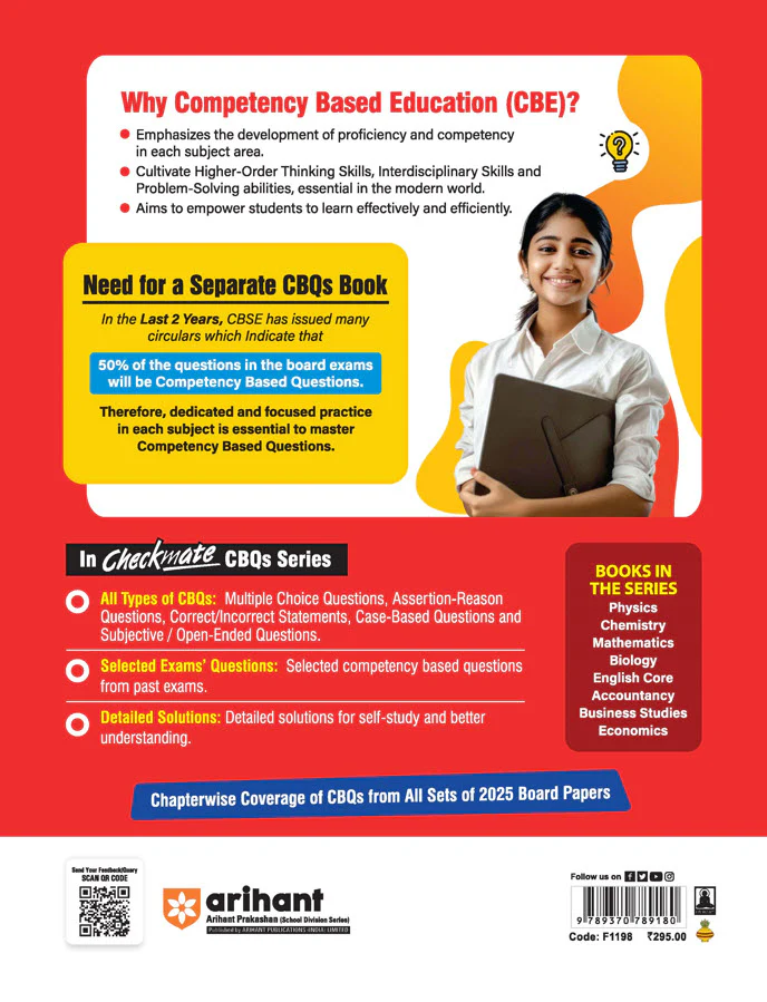 Checkmate CBSE Class 12 English Core Competency Based Questions (CBQs) | Updated Edition 2026 - Image 2