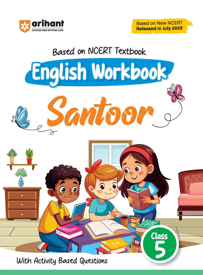 Combo of All in one & workbook Clas 5 | (Maths, English, Hindi & EVS) & Veena Hindi, Santoor English, Maths Mela | With Free Our Wondrous World | Based on New NCERT Released on April 2025 - Image 4