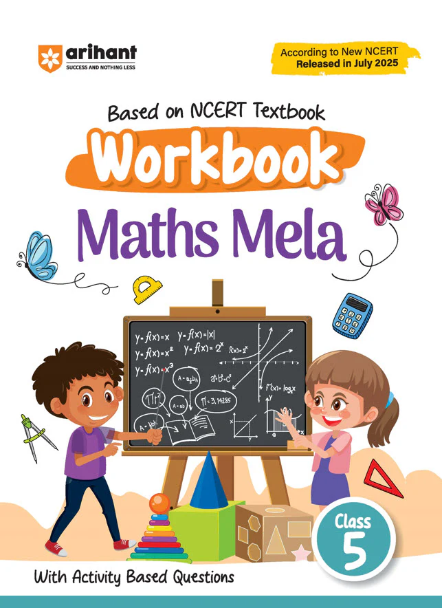 Combo of All in one & workbook Clas 5 | (Maths, English, Hindi & EVS) & Veena Hindi, Santoor English, Maths Mela | With Free Our Wondrous World | Based on New NCERT Released on April 2025 - Image 5