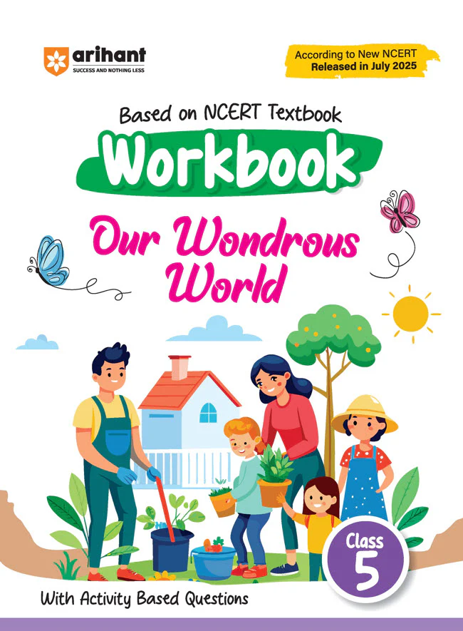 Combo of All in one & workbook Clas 5 | (Maths, English, Hindi & EVS) & Veena Hindi, Santoor English, Maths Mela | With Free Our Wondrous World | Based on New NCERT Released on April 2025 - Image 6