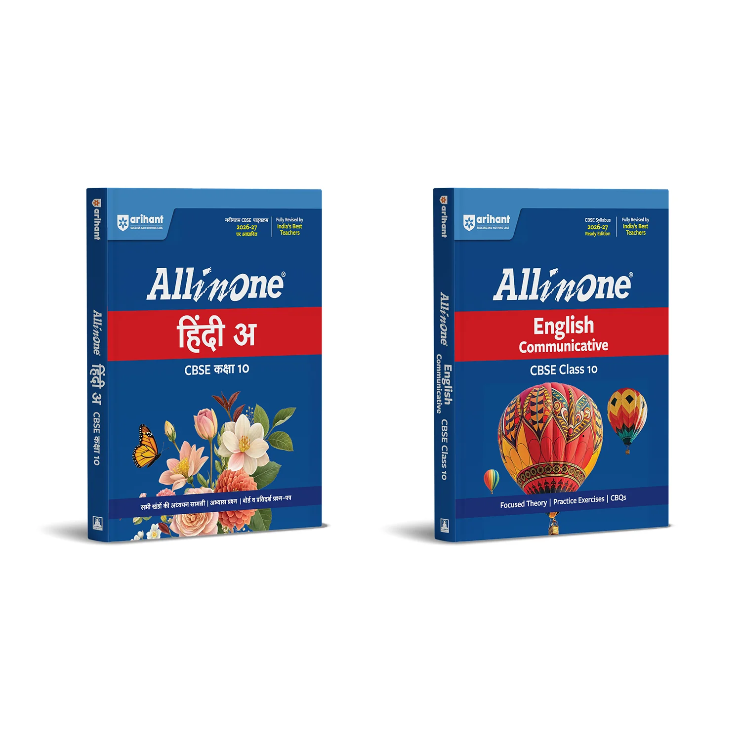 Combo of cbse all in One Class 10 Exam 2026-2027 | English Communicative & Hindi-A | Revised Edition as per Latest Syllabus