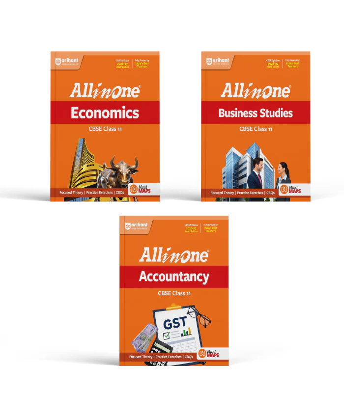Combo of CBSE All in One Class 11th Exam 2026-2027 | Economics, Business Studies, Accountancy | Revised Edition as per Latest Syllabus