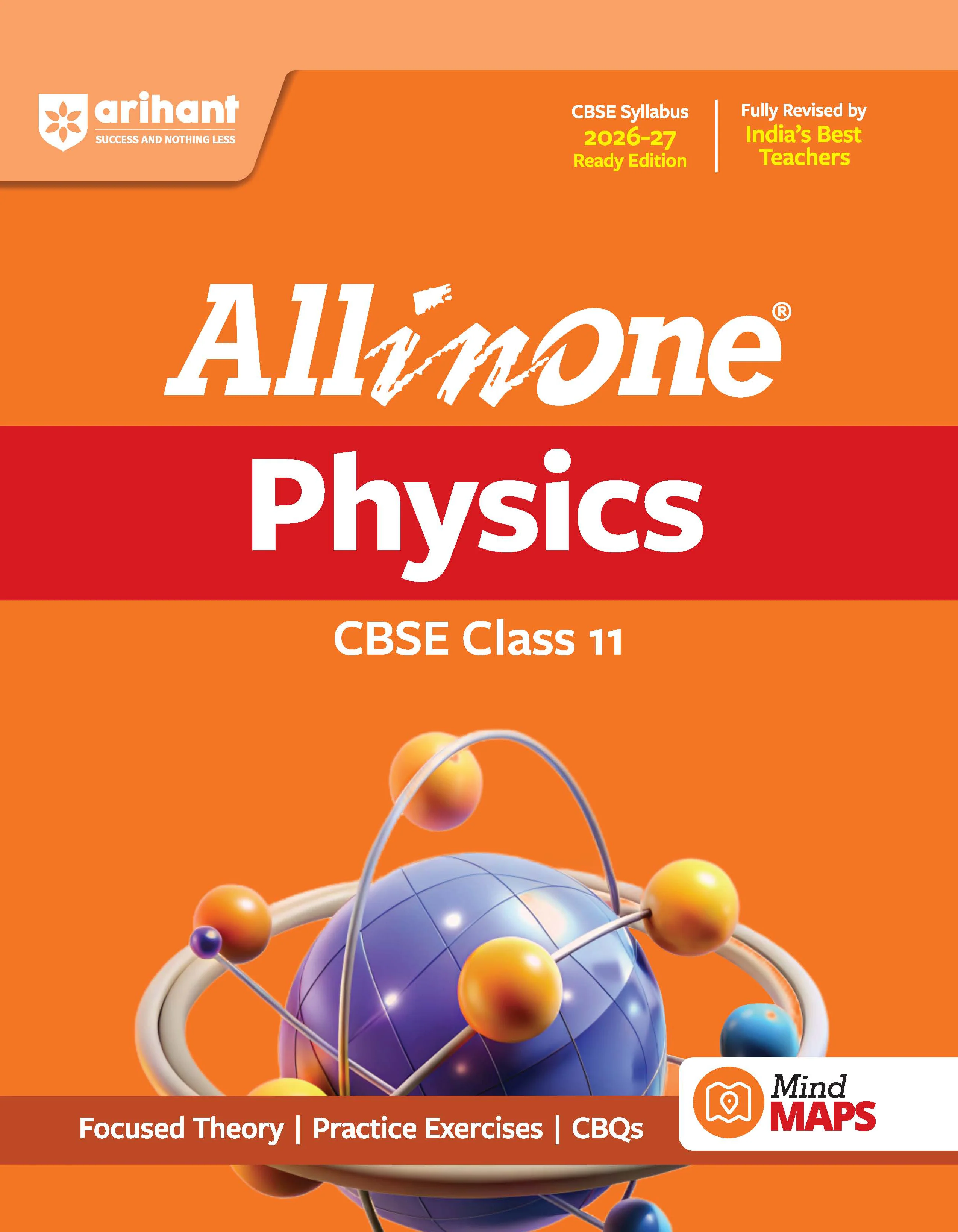 All in One Physics Class 11 for CBSE Exam 2026-27 | NCERT Based Complete Theory, Practice Exercises, CBQs, A-R, Sample Papers & Mind Maps | Revised Edition as per Latest Syllabus
