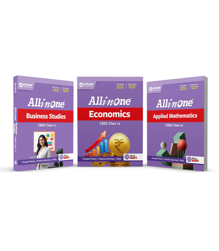 Combo of CBSE All in One Class 12th Exam 2026-2027 | Business Studies, Applied Mathematics, Economics | Revised Edition as per Latest Syllabus