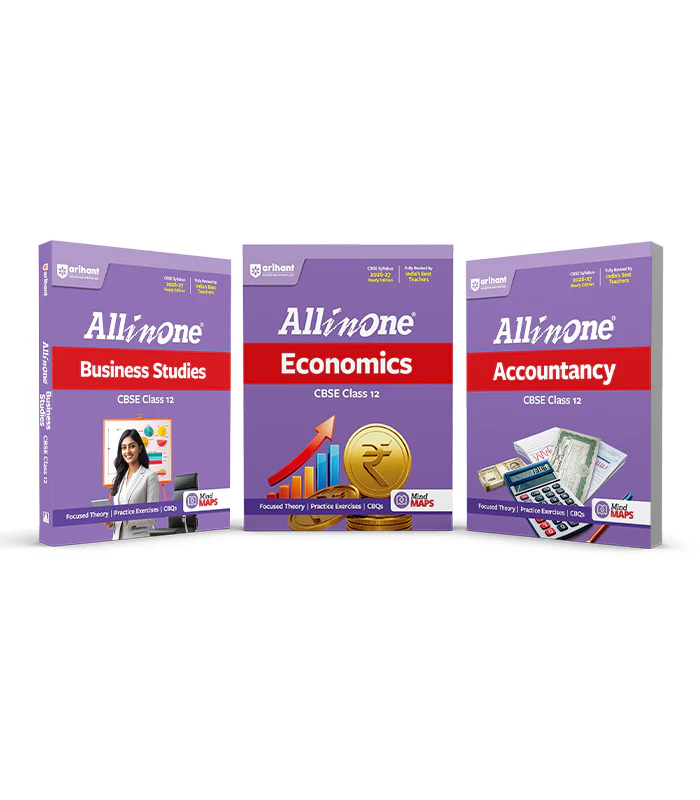 Combo of CBSE All in One Class 12th Exam 2026-2027 | Business Studies, Economics, Accountancy | Revised Edition as per Latest Syllabus