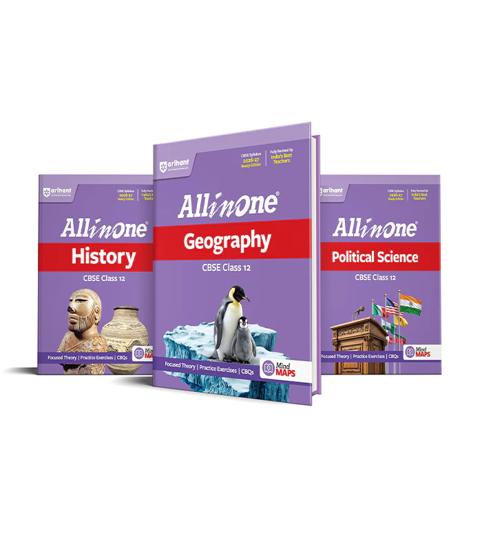 Combo of CBSE All in One Class 12th Exam 2026-2027 | History, Geography, Political Science | Revised Edition as per Latest Syllabus