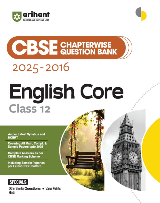 CBSE Chapterwise-Question Bank (2025 - 2016) English Core Class 12th Exam | Other Similar Questions & Value Points | English Medium