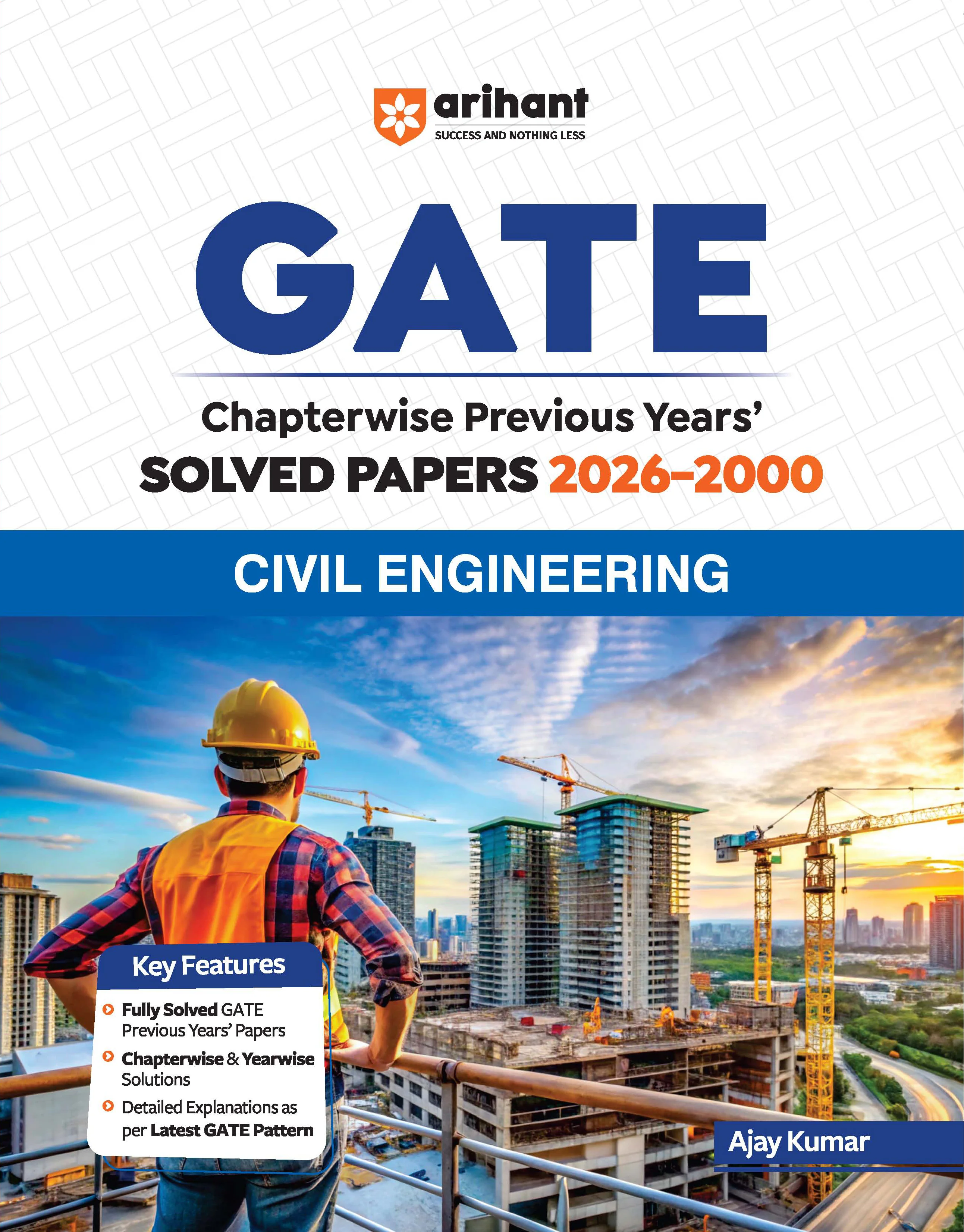 GATE Civil Engineering Chapterwise Solved Papers 2026–2000 |Chapterwise & Yearwise Detailed Explanations as per GATE Pattern