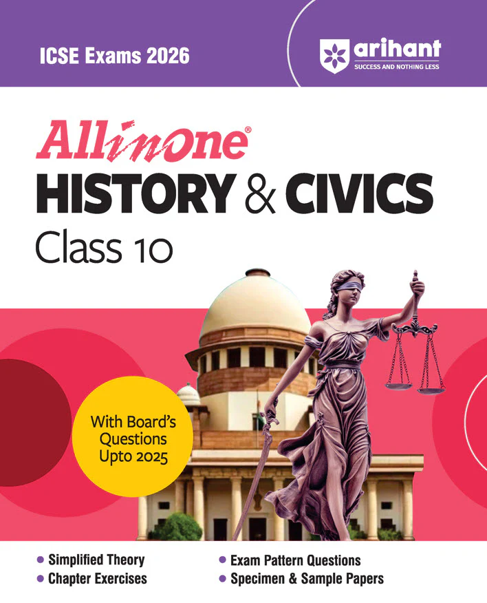 Combo of ICSE All in One Class 10th Exam 2026 | Physics, Chemistry, Mathematics, Biology, Hindi English Lang (Paper-1), History & Civics & Geography |  With Free Chapterwise Solved Mathematics - Image 7