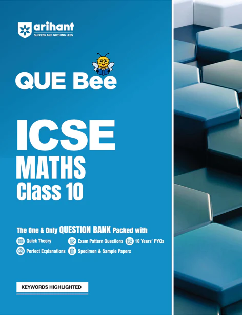 ICSE QUE Bee Maths Class 10 Exam 2026 | Quick Theory, Exam Pattern Questions, 10 years PYQs | Key Words Highlighted