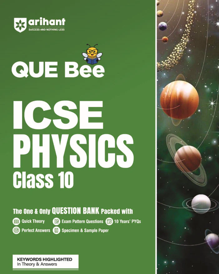 ICSE QUE Bee Physics Class 10 Exam 2026 | Quick Theory, Exam Pattern Questions, Speciman & Sample Papers | Key Words Highlighted in Theory & Answer