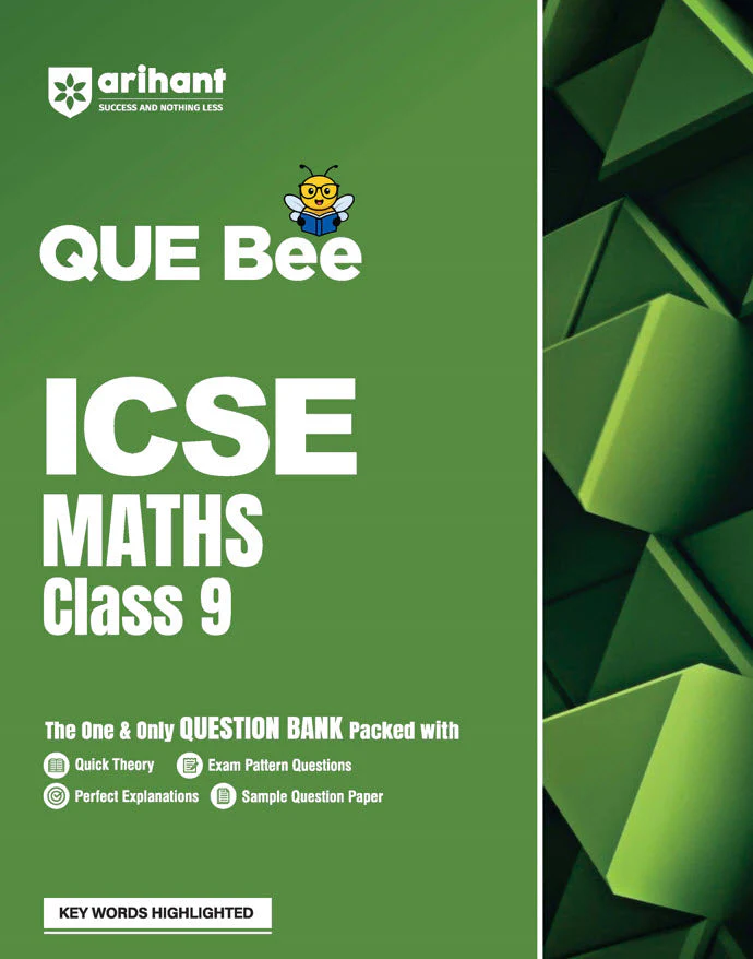 ICSE QUE Bee Maths Class 9 Exam 2026 | Quick Theory, Exam style Questions, 10 years PYQs | Key Words Highlighted