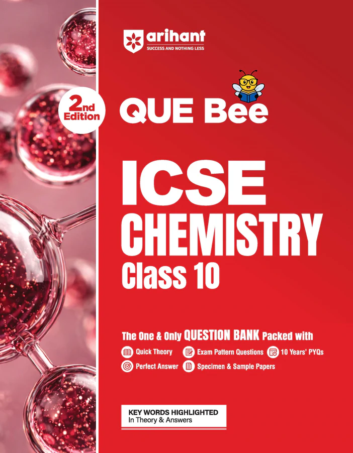 Combo of ICSE QUEE BEE Class 10 Exam 2027 | Physics, Chemistry, Biology & Mathematics | As per Latest ICSE Syllabus | Que Bee 2nd Edition - Image 3