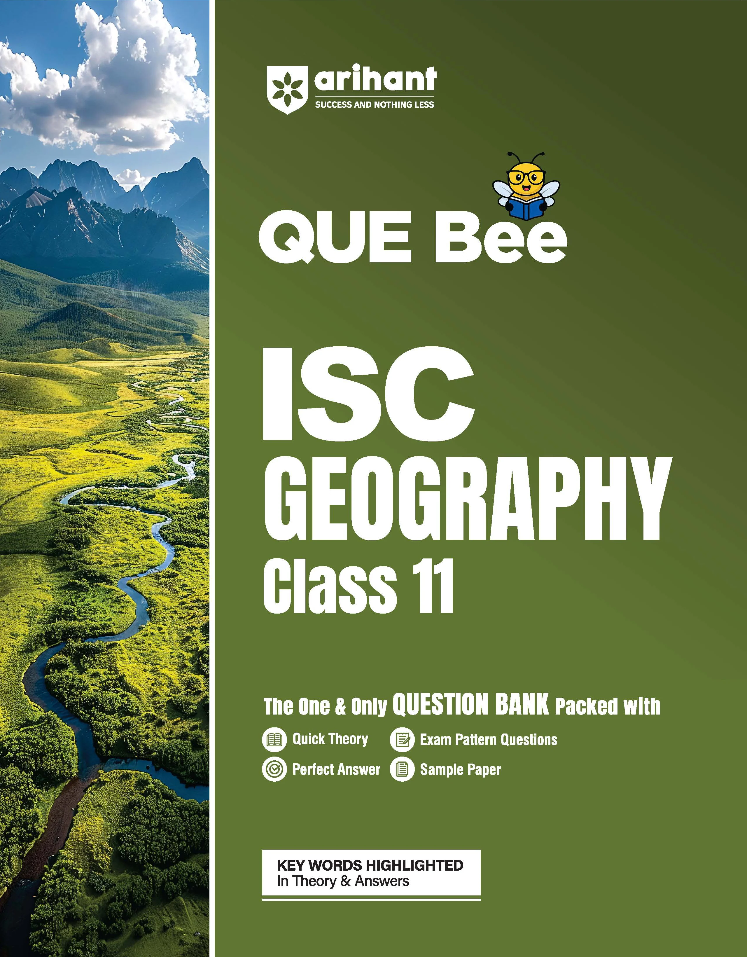 ISC Geography Class 11 Exam | Quick Theory, Exam Pattern Questions & Sample Papers | As per Latest ICSE Syllabus | Que Bee 2nd Edition