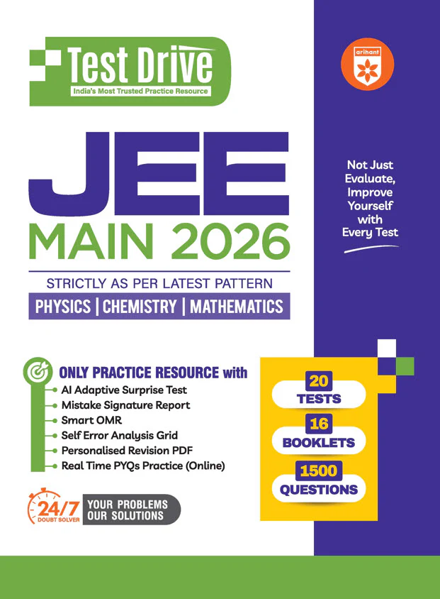 Combo of JEE Main Test Drive + 13 Year Solved Paper (2025-13) Exam 2026 | Physics, Chemistry & Maths | English Medium - Image 2