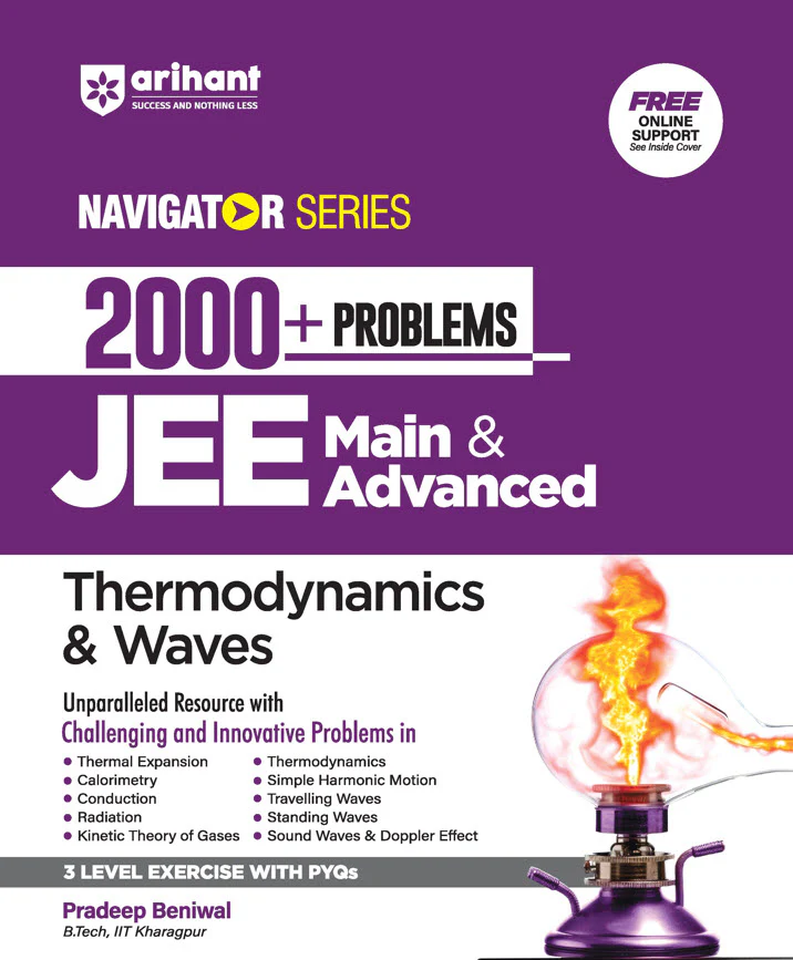 Combo of JEE Navigator (Physics) Electrostatics & Current Electricity, Magnetism & Electromagnetic Induction, Optics & Modern Physics, Thermodynamics & Waves, Mechanics II, Mechanics I - Image 5