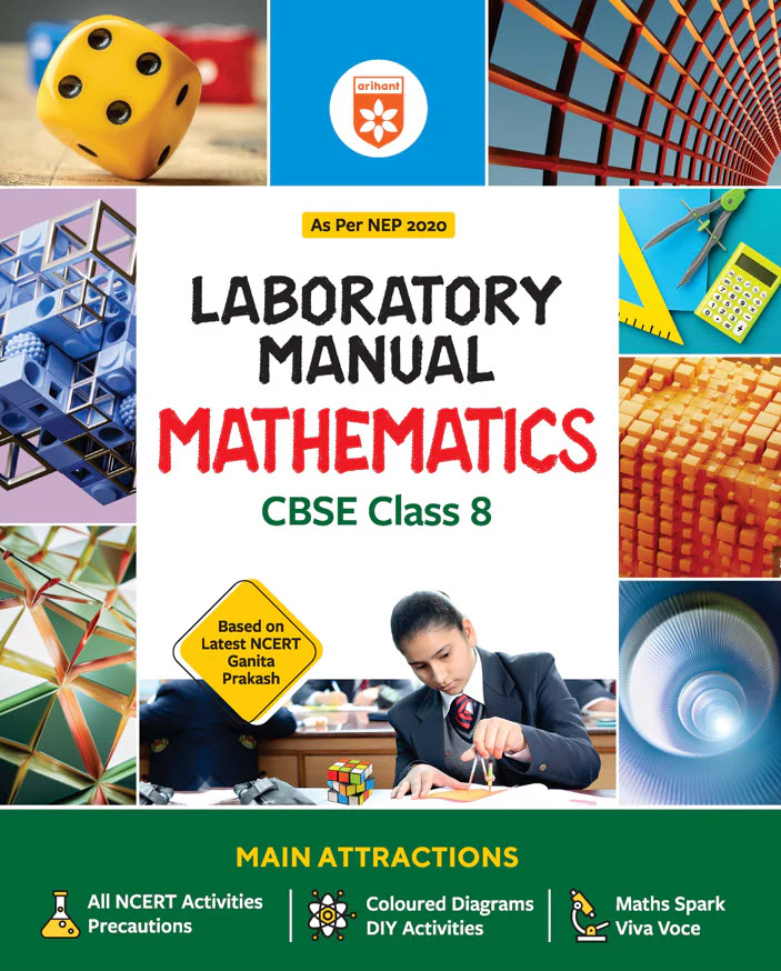 Combo of Lab Manual Mathematics, Science & Map Skill Workbook Social Science CBSE Class 8 | NEP 2020 Edition | English Medium - Image 2