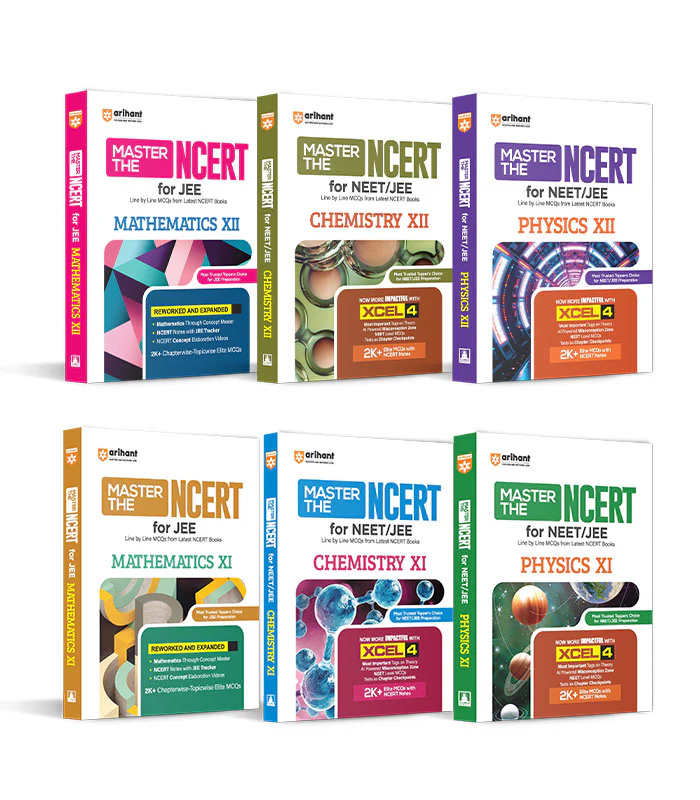 Combo of Master the Ncert Class 11th & 12th Exam 2026-27 | For NET, JEE & CUET 2026 | Chemistry, Physics & Mathematics | Revised Edition 2026 | English Medium